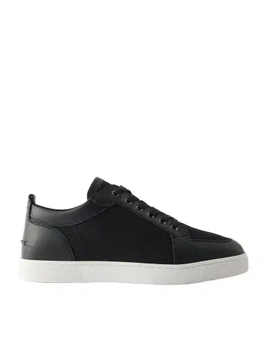 Christian Louboutin Rantulow Cotton-Twill and Leather Sneakers - Men | Thumbnail 1 Christian Louboutin Rantulow Cotton-Twill and Leather Sneakers - Men | Thumbnail 1
