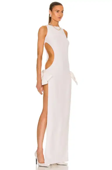 Mônot Bow Cut Out Gown | Thumbnail 3 Mônot Bow Cut Out Gown | Thumbnail 3