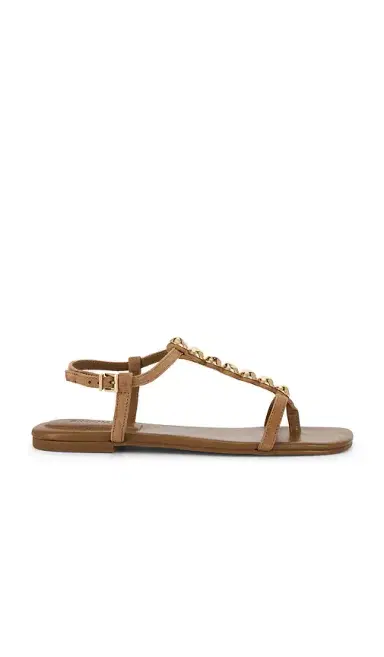 Simkhai Amaya Suede Thong Flat Sandal | Thumbnail 1 Simkhai Amaya Suede Thong Flat Sandal | Thumbnail 1