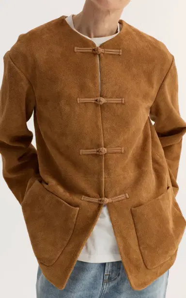 Róhe Marie Suede Jacket | Thumbnail 2 Róhe Marie Suede Jacket | Thumbnail 2
