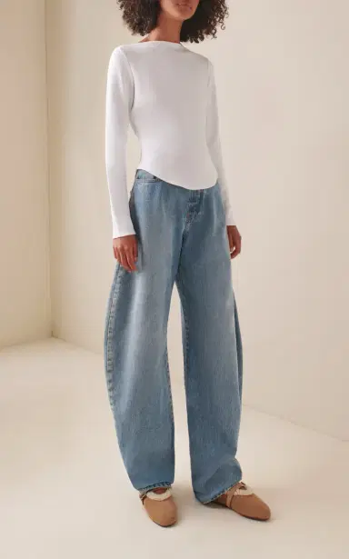 Alaïa Tailored Cotton-Blend Top | Thumbnail 3 Alaïa Tailored Cotton-Blend Top | Thumbnail 3