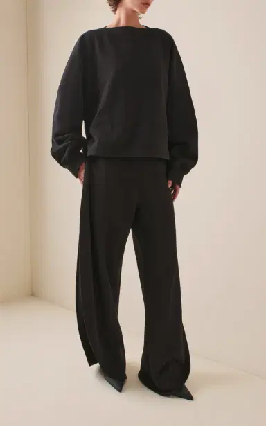 Alaïa Oversized Cotton Sweatshirt | Thumbnail 3 Alaïa Oversized Cotton Sweatshirt | Thumbnail 3