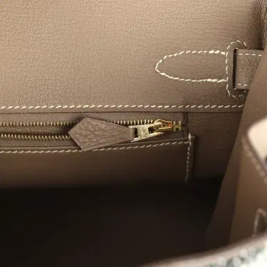 HERMÈS Custom "Camouflage" Swarovski Crystal Hermes Birkin 30 Etoupe Togo Gold Hardware | Thumbnail 9 HERMÈS Custom "Camouflage" Swarovski Crystal Hermes Birkin 30 Etoupe Togo Gold Hardware | Thumbnail 9