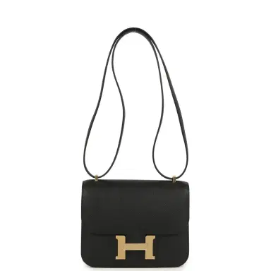 HERMÈS Hermes Constance 18 Black Epsom Brushed Permabrass Hardware | Thumbnail 7 HERMÈS Hermes Constance 18 Black Epsom Brushed Permabrass Hardware | Thumbnail 7