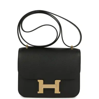 HERMÈS Hermes Constance 18 Black Epsom Brushed Permabrass Hardware | Thumbnail 1 HERMÈS Hermes Constance 18 Black Epsom Brushed Permabrass Hardware | Thumbnail 1