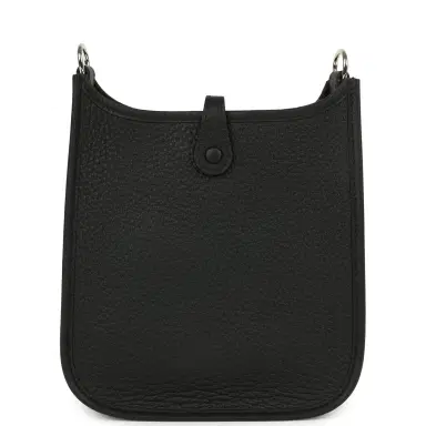 HERMÈS Hermes Evelyne TPM Black Clemence Palladium Hardware | Thumbnail 5 HERMÈS Hermes Evelyne TPM Black Clemence Palladium Hardware | Thumbnail 5