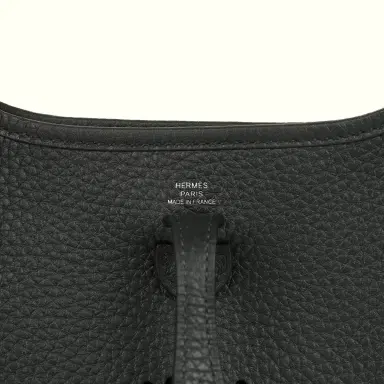 HERMÈS Hermes Evelyne TPM Black Clemence Palladium Hardware | Thumbnail 7 HERMÈS Hermes Evelyne TPM Black Clemence Palladium Hardware | Thumbnail 7