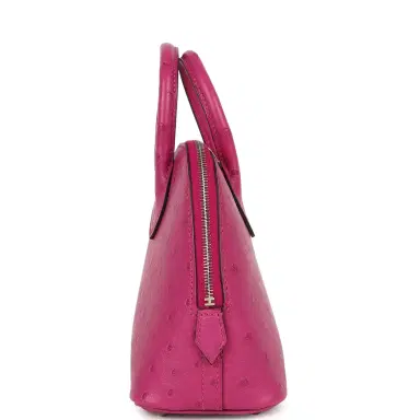 HERMÈS Hermes Mini 1923 Bolide Rose Poupre Ostrich Palladium Hardware | Thumbnail 3 HERMÈS Hermes Mini 1923 Bolide Rose Poupre Ostrich Palladium Hardware | Thumbnail 3