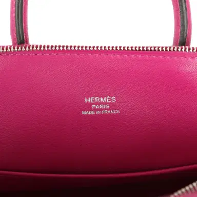 HERMÈS Hermes Mini 1923 Bolide Rose Poupre Ostrich Palladium Hardware | Thumbnail 8 HERMÈS Hermes Mini 1923 Bolide Rose Poupre Ostrich Palladium Hardware | Thumbnail 8