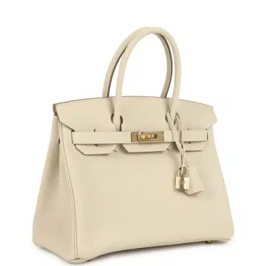HERMÈS Hermes Special Order (HSS) Birkin 30 Craie Togo Permabrass Hardware | Thumbnail 2 HERMÈS Hermes Special Order (HSS) Birkin 30 Craie Togo Permabrass Hardware | Thumbnail 2