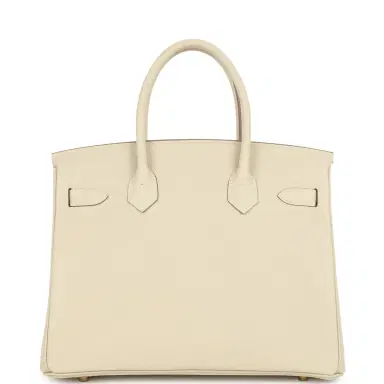 HERMÈS Hermes Special Order (HSS) Birkin 30 Craie Togo Permabrass Hardware | Thumbnail 4 HERMÈS Hermes Special Order (HSS) Birkin 30 Craie Togo Permabrass Hardware | Thumbnail 4
