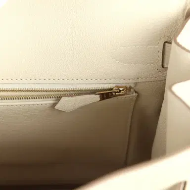 HERMÈS Hermes Special Order (HSS) Birkin 30 Craie Togo Permabrass Hardware | Thumbnail 9 HERMÈS Hermes Special Order (HSS) Birkin 30 Craie Togo Permabrass Hardware | Thumbnail 9