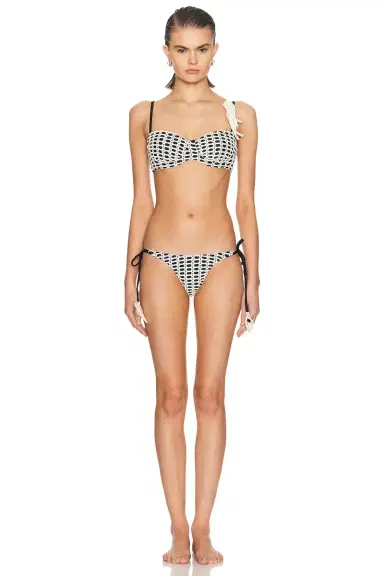 PatBo Selene Mesh Color Block Bikini Bottom | Thumbnail 4 PatBo Selene Mesh Color Block Bikini Bottom | Thumbnail 4