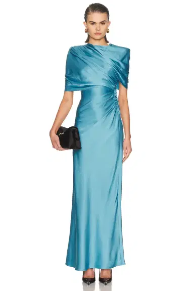 Stella McCartney Draped Cape Gown | Thumbnail 1 Stella McCartney Draped Cape Gown | Thumbnail 1
