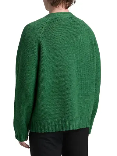 The Elder Statesman Men's Oak Cashmere Cardigan | Thumbnail 5 The Elder Statesman Men's Oak Cashmere Cardigan | Thumbnail 5