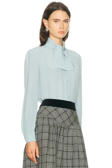 Valentino Crepe De Chine Shirt | Thumbnail 2 Valentino Crepe De Chine Shirt | Thumbnail 2
