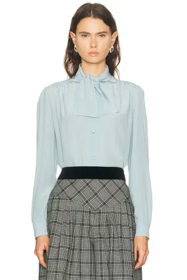 Valentino Crepe De Chine Shirt | Thumbnail 1 Valentino Crepe De Chine Shirt | Thumbnail 1