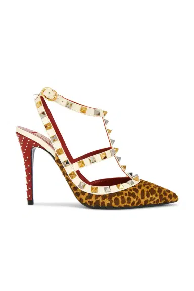 Valentino Garavani St. Mini Animalier Rockstud Pump | Thumbnail 2 Valentino Garavani St. Mini Animalier Rockstud Pump | Thumbnail 2