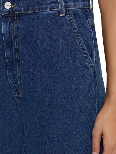 TWP Women's McDougal St Wide-Leg Denim Pants - Dark Stone - Size 31 | Thumbnail 5 TWP Women's McDougal St Wide-Leg Denim Pants - Dark Stone - Size 31 | Thumbnail 5