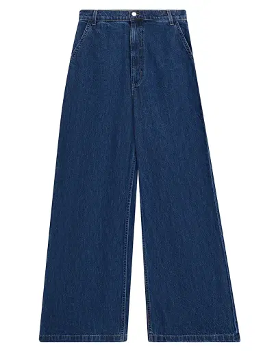 TWP Women's McDougal St Wide-Leg Denim Pants - Dark Stone - Size 31 | Thumbnail 1 TWP Women's McDougal St Wide-Leg Denim Pants - Dark Stone - Size 31 | Thumbnail 1
