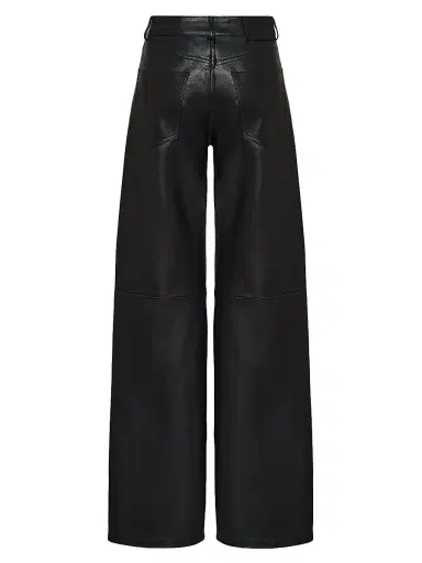 Armarium Women's Luke Leather Wide-Leg Pants | Thumbnail 3 Armarium Women's Luke Leather Wide-Leg Pants | Thumbnail 3