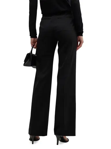 Joseph Women's Morissey Stretch Wool Pants - Black | Thumbnail 5 Joseph Women's Morissey Stretch Wool Pants - Black | Thumbnail 5