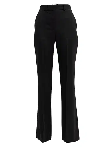 Joseph Women's Morissey Stretch Wool Pants - Black | Thumbnail 1 Joseph Women's Morissey Stretch Wool Pants - Black | Thumbnail 1