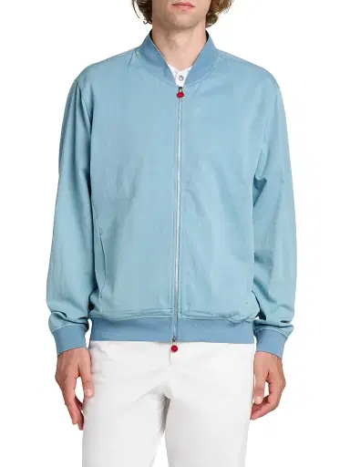 Kiton Men's Pahoa Cotton Jacket - Blue - Size 52 | Thumbnail 3 Kiton Men's Pahoa Cotton Jacket - Blue - Size 52 | Thumbnail 3