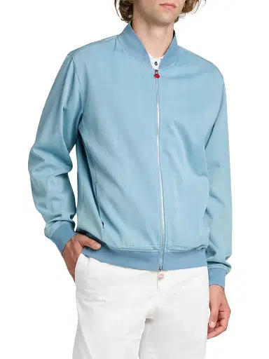 Kiton Men's Pahoa Cotton Jacket - Blue - Size 52 | Thumbnail 4 Kiton Men's Pahoa Cotton Jacket - Blue - Size 52 | Thumbnail 4