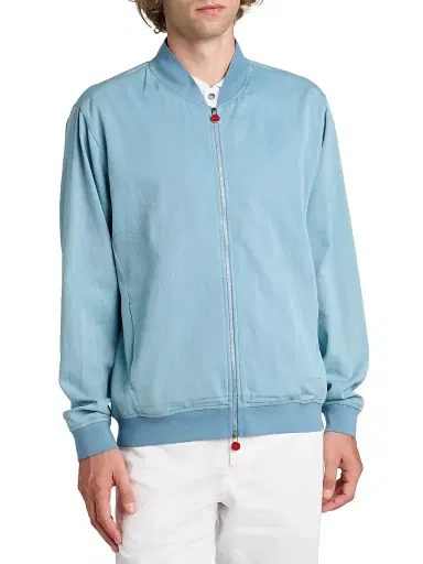 Kiton Men's Pahoa Cotton Jacket - Blue - Size 52 | Thumbnail 6 Kiton Men's Pahoa Cotton Jacket - Blue - Size 52 | Thumbnail 6