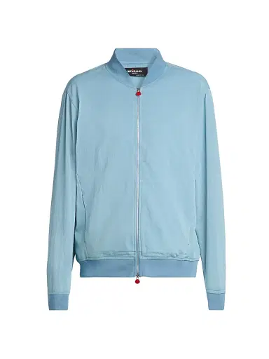 Kiton Men's Pahoa Cotton Jacket - Blue - Size 52 | Thumbnail 1 Kiton Men's Pahoa Cotton Jacket - Blue - Size 52 | Thumbnail 1