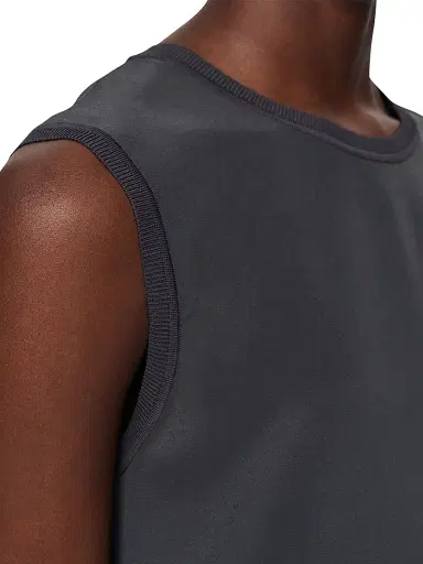 Joseph Women's Bley Silk Crepe Sleeveless Top - Dark Grey | Thumbnail 5 Joseph Women's Bley Silk Crepe Sleeveless Top - Dark Grey | Thumbnail 5