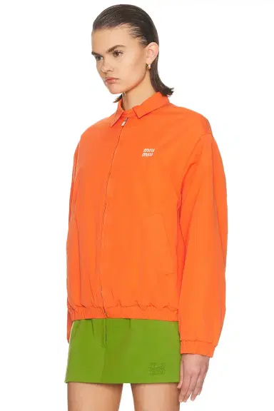 Miu Miu Track Jacket | Thumbnail 3 Miu Miu Track Jacket | Thumbnail 3