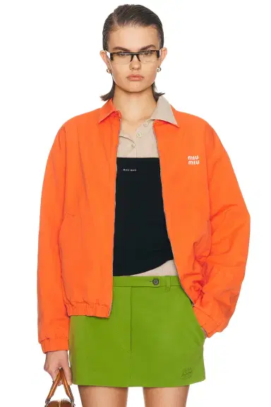 Miu Miu Track Jacket | Thumbnail 1 Miu Miu Track Jacket | Thumbnail 1