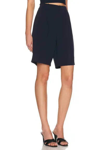 Ralph Lauren Collection Minetta Pleated Short | Thumbnail 2 Ralph Lauren Collection Minetta Pleated Short | Thumbnail 2