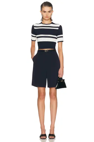 Ralph Lauren Collection Minetta Pleated Short | Thumbnail 5 Ralph Lauren Collection Minetta Pleated Short | Thumbnail 5