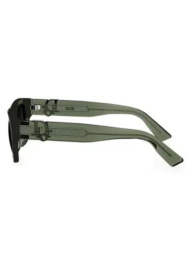 Dior Men's Oblique S3I 52MM Square Sunglasses - Dark Green | Thumbnail 4 Dior Men's Oblique S3I 52MM Square Sunglasses - Dark Green | Thumbnail 4