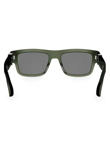 Dior Men's Oblique S3I 52MM Square Sunglasses - Dark Green | Thumbnail 5 Dior Men's Oblique S3I 52MM Square Sunglasses - Dark Green | Thumbnail 5