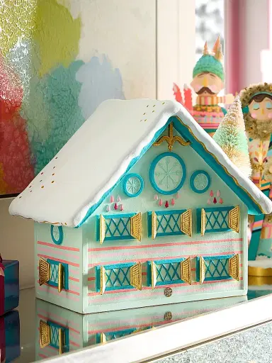 Glitterville Rainbow Chalet Tabletop Decoration | Thumbnail 2 Glitterville Rainbow Chalet Tabletop Decoration | Thumbnail 2
