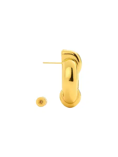 Aureum Collective Women's Nara 24K-Gold-Plated Drop Earrings - Gold | Thumbnail 3 Aureum Collective Women's Nara 24K-Gold-Plated Drop Earrings - Gold | Thumbnail 3