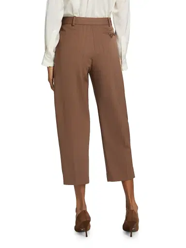 Stella McCartney Women's Striped Wool Balloon Trousers - Sienna - Size 6 | Thumbnail 5 Stella McCartney Women's Striped Wool Balloon Trousers - Sienna - Size 6 | Thumbnail 5