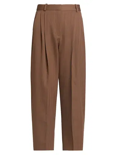 Stella McCartney Women's Striped Wool Balloon Trousers - Sienna - Size 6 | Thumbnail 1 Stella McCartney Women's Striped Wool Balloon Trousers - Sienna - Size 6 | Thumbnail 1