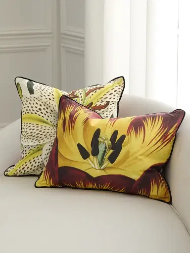 Christian Lacroix Flowered Decorative Pillow | Thumbnail 1 Christian Lacroix Flowered Decorative Pillow | Thumbnail 1