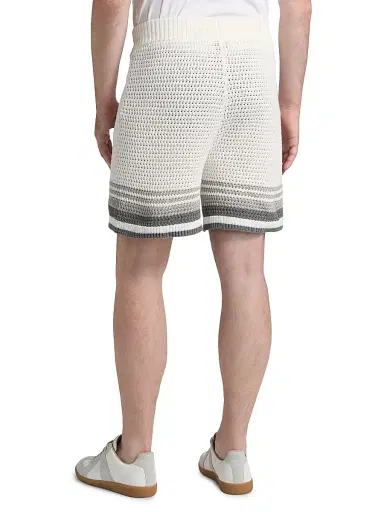 Casablanca Men's Crochet Cotton Shorts | Thumbnail 5 Casablanca Men's Crochet Cotton Shorts | Thumbnail 5