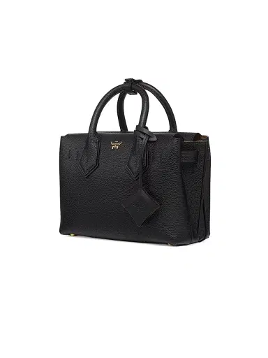 MCM Women's Milla Leather Tote Bag - Black | Thumbnail 2 MCM Women's Milla Leather Tote Bag - Black | Thumbnail 2