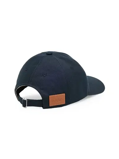 LOEWE Women's Canvas Embroidered Logo Cap - Navy | Thumbnail 2 LOEWE Women's Canvas Embroidered Logo Cap - Navy | Thumbnail 2