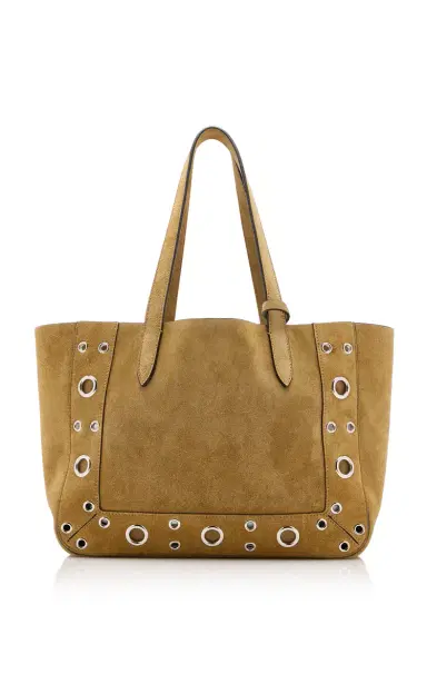 Valentino Garavani Nellcôte Medium Suede Tote Bag | Thumbnail 4 Valentino Garavani Nellcôte Medium Suede Tote Bag | Thumbnail 4