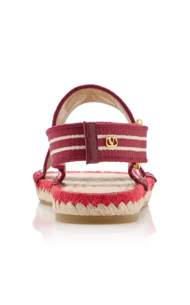 Valentino Garavani VLogo Signature Cherryfic Espadrille Sandals | Thumbnail 4 Valentino Garavani VLogo Signature Cherryfic Espadrille Sandals | Thumbnail 4