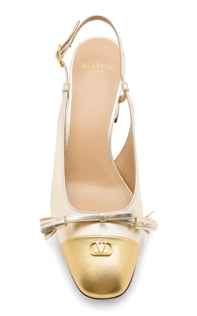 Valentino Garavani Valet Du Roi Leather Slingback Pumps | Thumbnail 3 Valentino Garavani Valet Du Roi Leather Slingback Pumps | Thumbnail 3