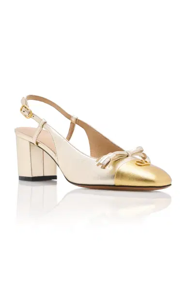 Valentino Garavani Valet Du Roi Leather Slingback Pumps | Thumbnail 5 Valentino Garavani Valet Du Roi Leather Slingback Pumps | Thumbnail 5